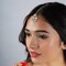 Chand Tikka with Gold Plating Indian Traditional Maang Tikka Women Forehead Jewelry Studded Bridal Party Designer Wedding Forehead Hair Accessories Favor Gift for Her
